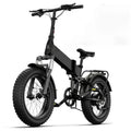 Buddy Pro 750W Foldable Electric Bike, 20′′ Fat Tire, 48V 13Ah Battery, Dual Suspension, LCD Display, Black