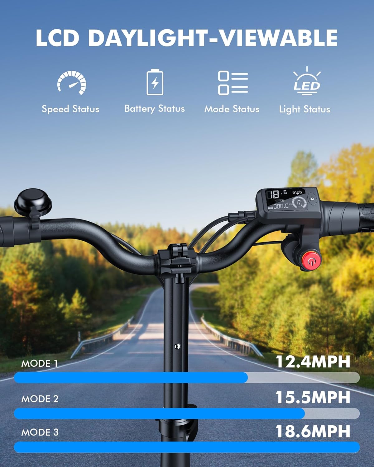 Gyroor Electric Scooter for Adults with A Large Cargo Basket, 650W Motor,48km Range,30 km/h Max Speed, 14" Pneumatic Tire and Dual Shock Absorption,Foldable Electric Scooter with Seat for Pets & Cargo