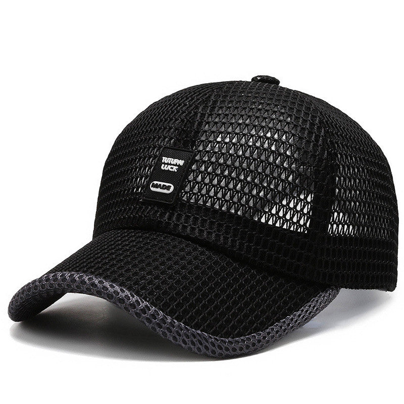 Breathable Mesh Baseball Cap — Quick Dry Summer Wear