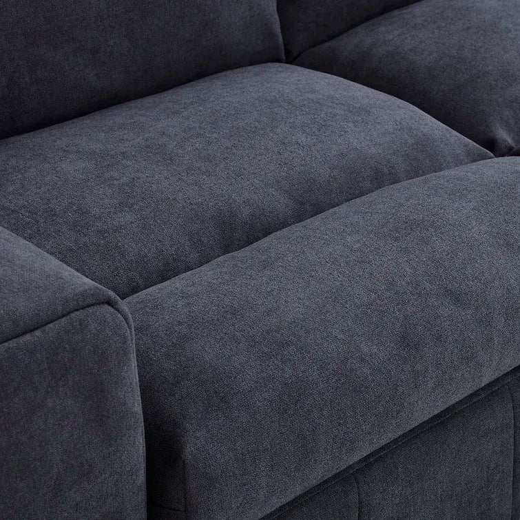 134" Wide Reversible Modular Sectional with Ottoman