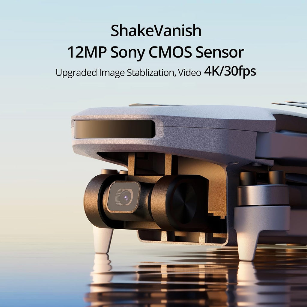A GPS drone equipped with a 4K EIS camera, weighing less than 249 grams, with a flight duration of 62 minutes, a 4-kilometer FPV transmission range, a maximum flight speed of 16 meters per second, automatic return to base, a lightweight and foldable