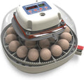 Egg Incubator for Hatching Chicks, Holds 12-22 Eggs, Automatic Turner with Temperature and Humidity Control, 360 Degree View with Clear Window, Incubator for Chickens
