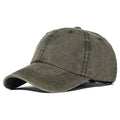Vintage Washed Cotton Cap — Adjustable Casual Baseball Hat