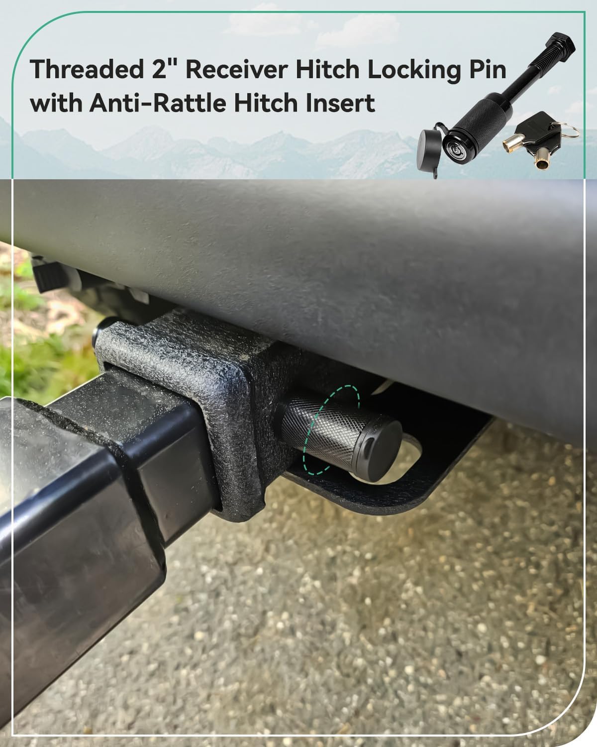 Electric bicycle frame with locking hook, suitable for dual bicycle mounts for cars, trucks, SUVs, campers, and trailers. It is suitable for heavy-duty tires, mountain bikes, electric bicycles, EMTB and standard bicycles. The load-bearing capacity re