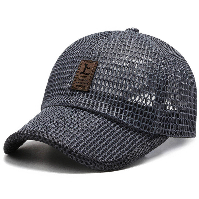 Breathable Mesh Baseball Cap — Quick Dry Summer Wear