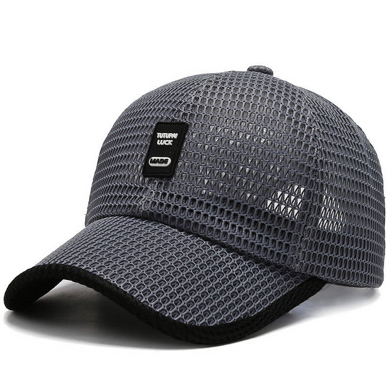 Breathable Mesh Baseball Cap — Quick Dry Summer Wear