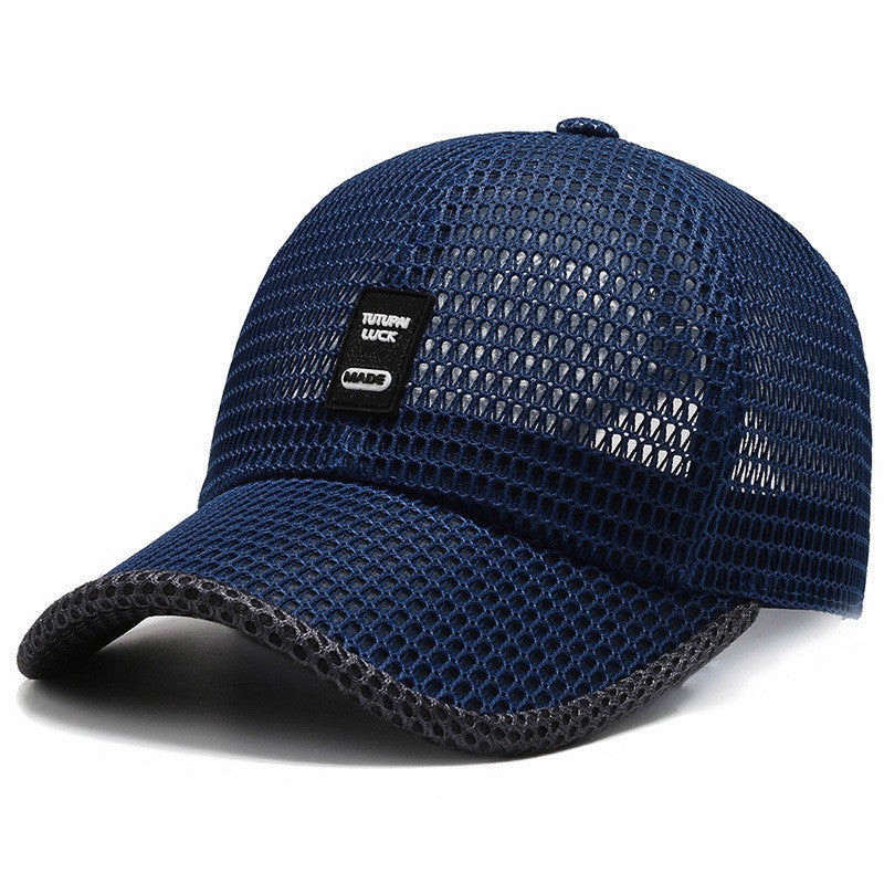 Breathable Mesh Baseball Cap — Quick Dry Summer Wear