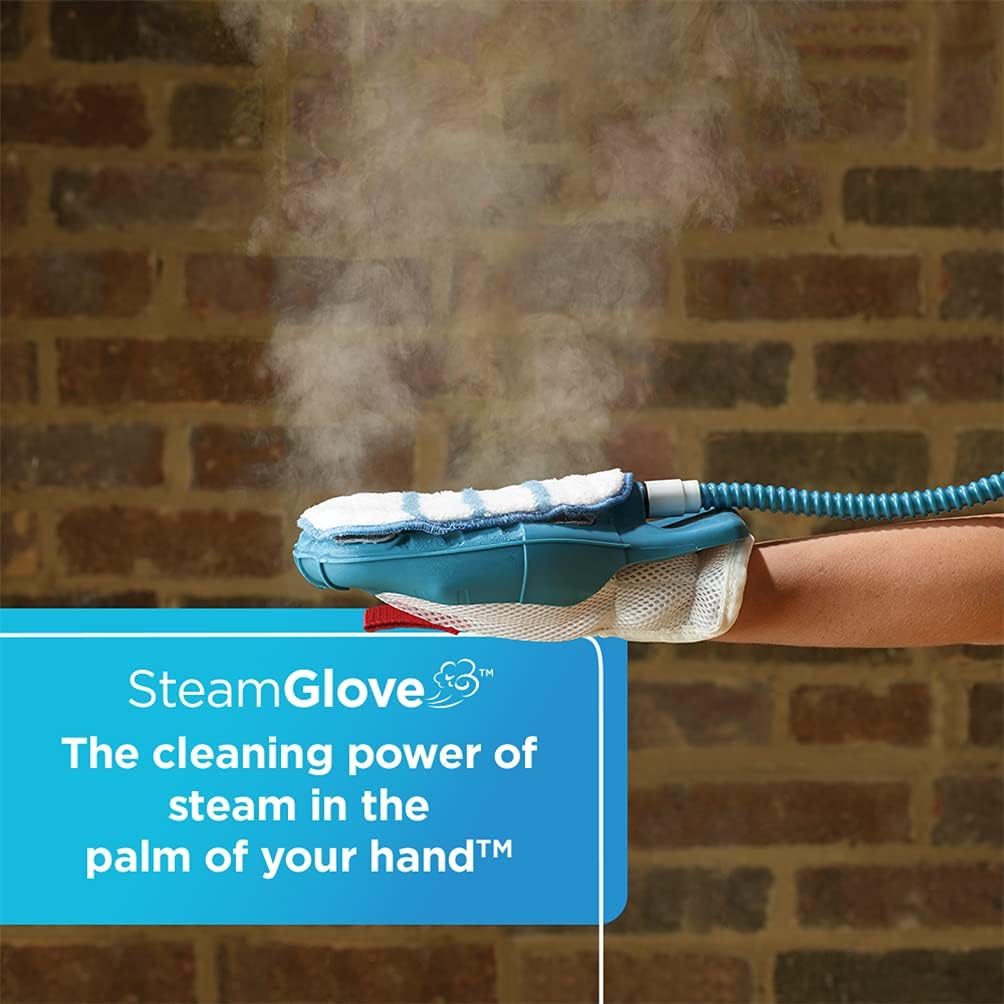 7-in-1 steam mop with steam gloves and handheld steam device