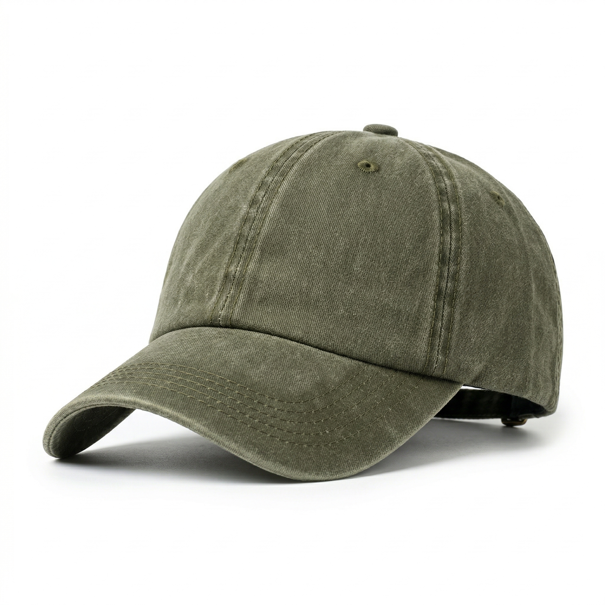 Vintage Washed Cotton Cap — Adjustable Casual Baseball Hat