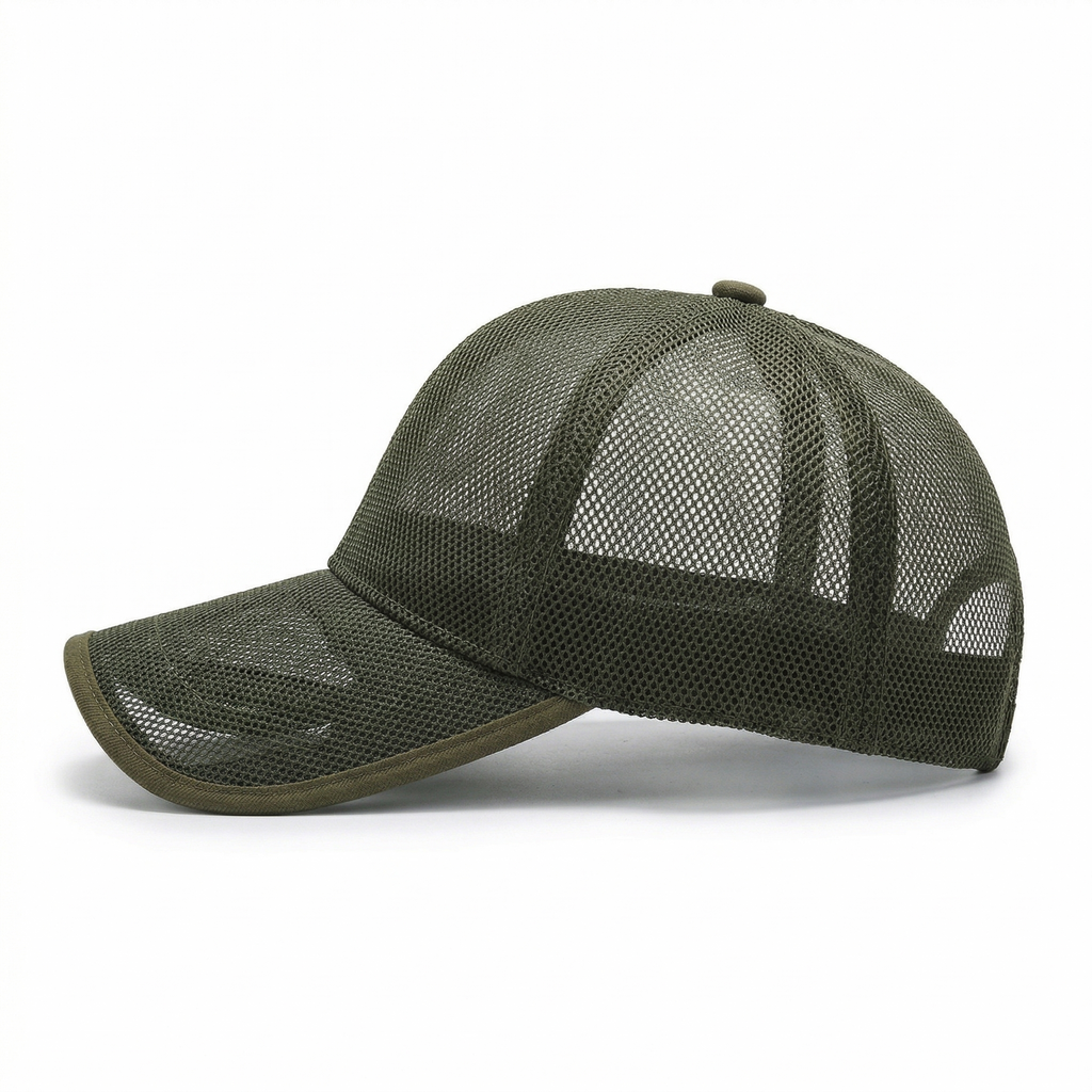 Breathable Mesh Sun Hat — Lightweight Adjustable Cap
