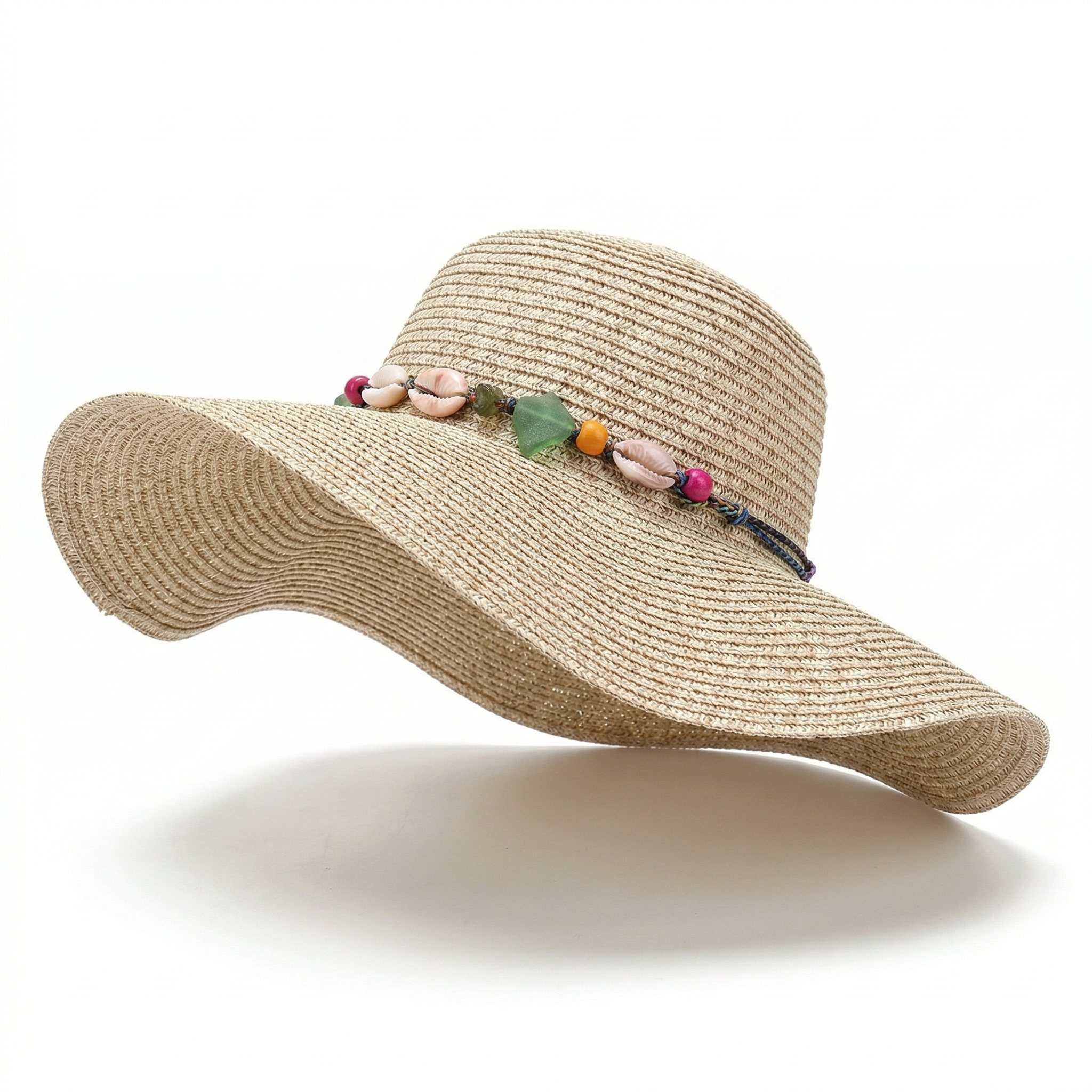 Women’s Straw Sun Hat — Wide Brim Breathable Summer