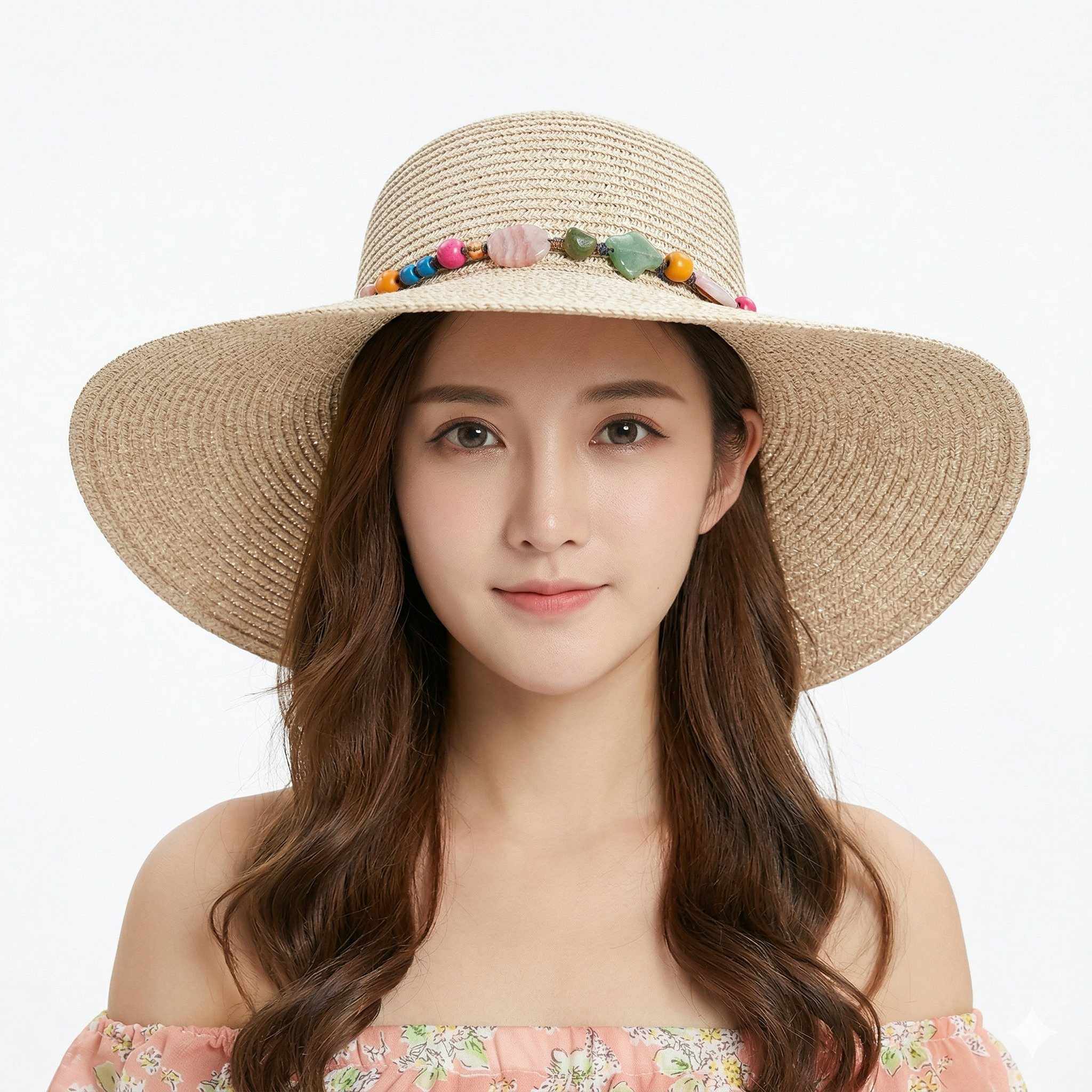 Women’s Straw Sun Hat — Wide Brim Breathable Summer