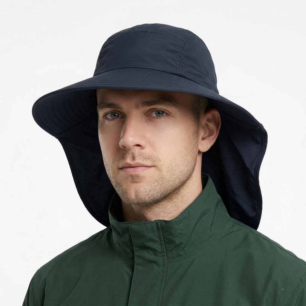 Outdoor Sun Protection Hat — Quick Dry Breathable Cap