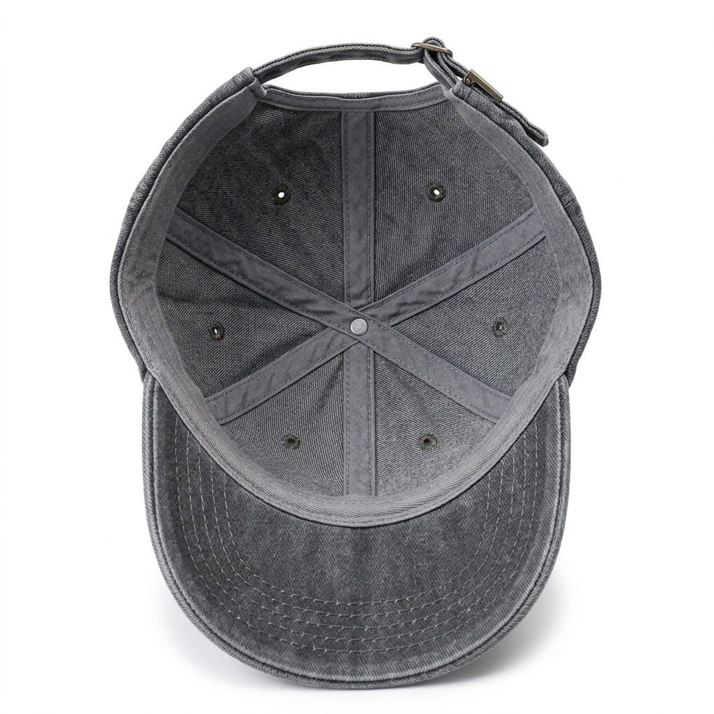 Retro Distressed Denim Cap — Washed Casual Baseball Hat