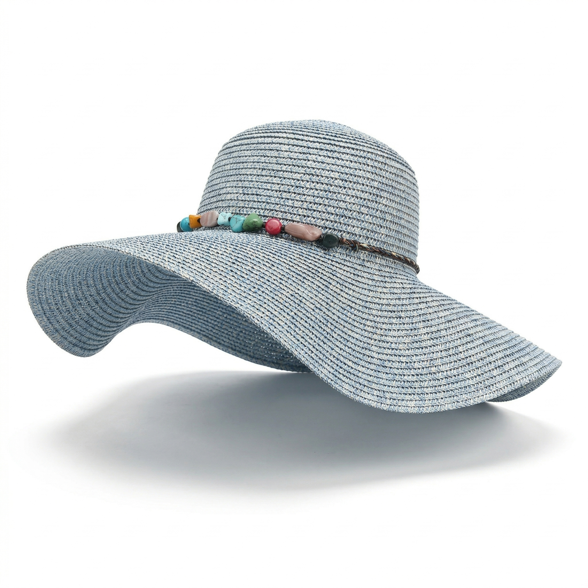 Women’s Straw Sun Hat — Wide Brim Breathable Summer