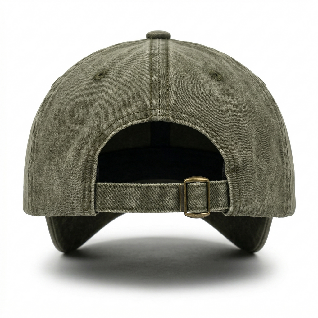 Vintage Washed Cotton Cap — Adjustable Casual Baseball Hat