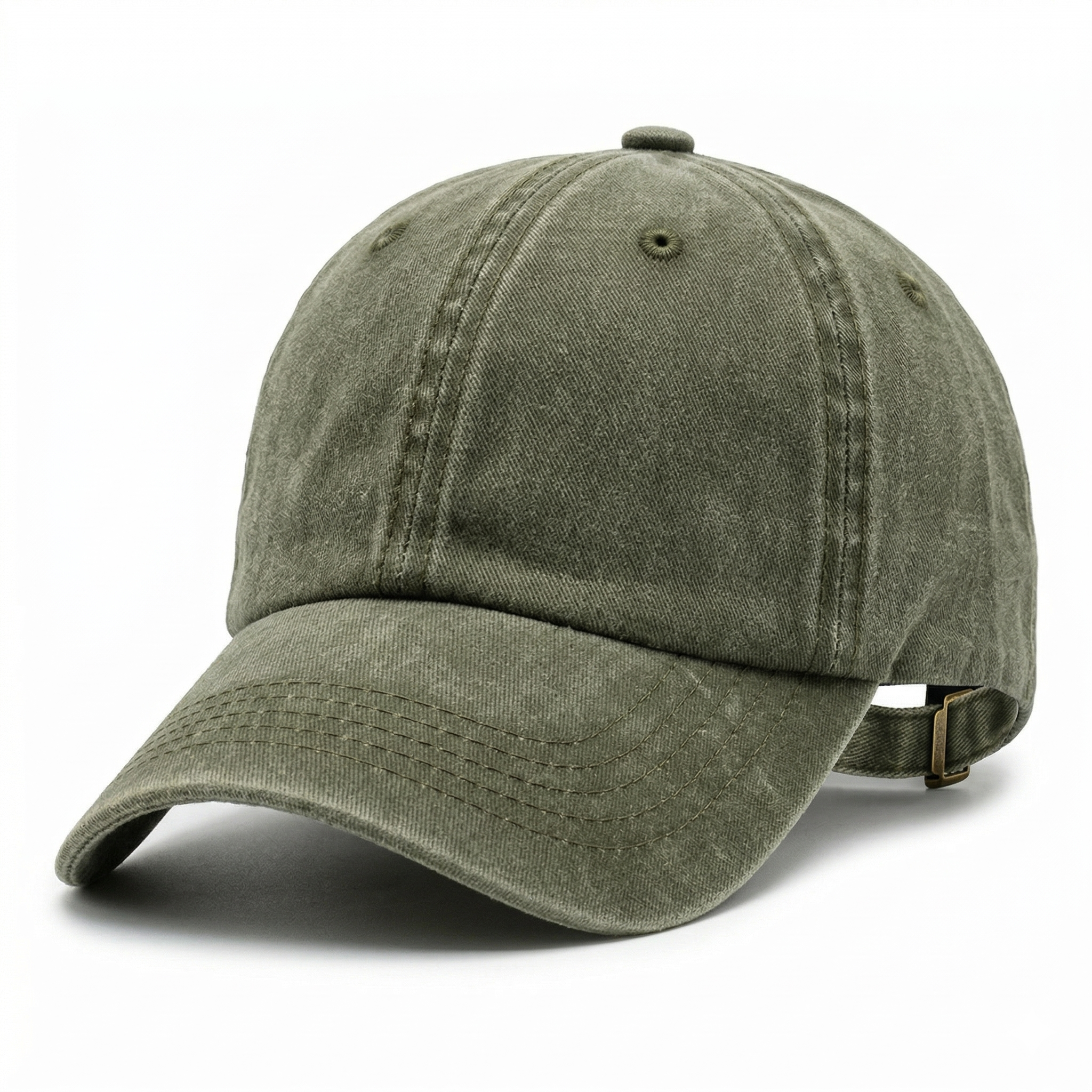 Vintage Washed Cotton Cap — Adjustable Casual Baseball Hat
