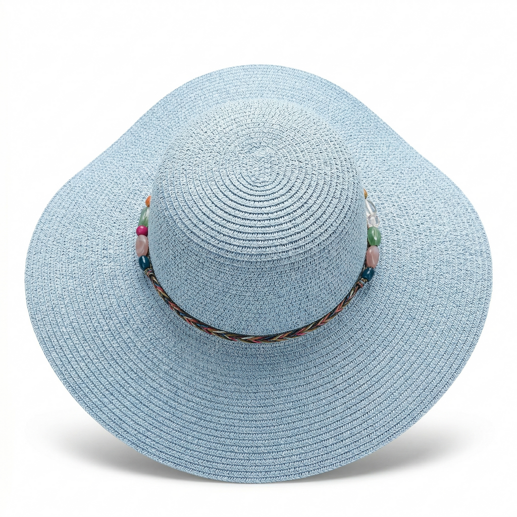 Women’s Straw Sun Hat — Wide Brim Breathable Summer
