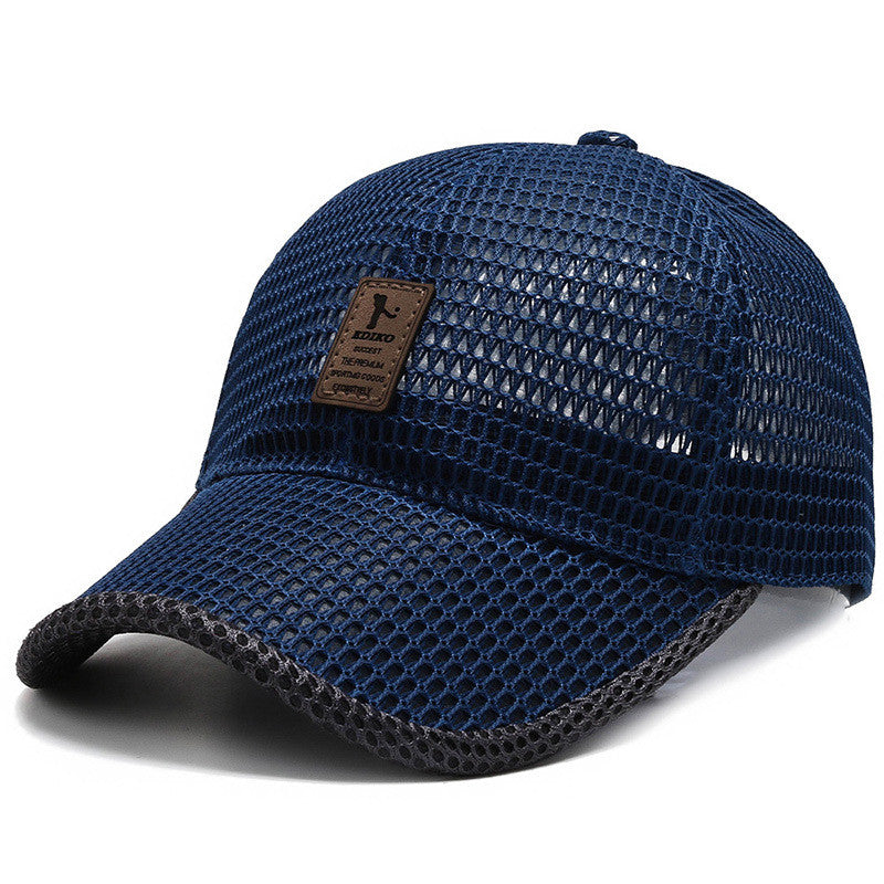 Breathable Mesh Baseball Cap — Quick Dry Summer Wear