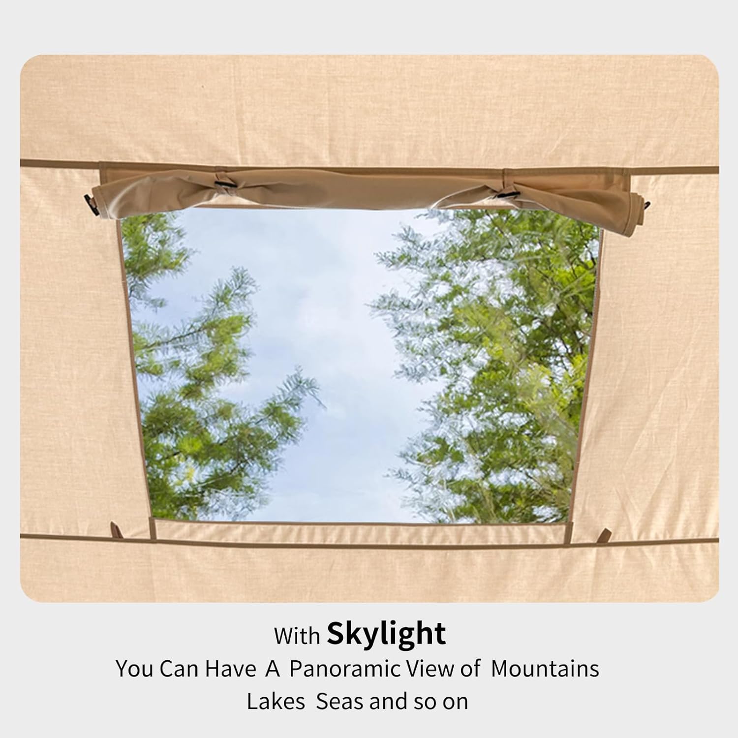 Inflatable camping tents (equipped with an inflation pump), air-type luxury camping tents, simple to set up and windproof/droughtproof inflatable tents, Oxford-style cabin tents suitable for all seasons with mesh windows and chimney-style openings.