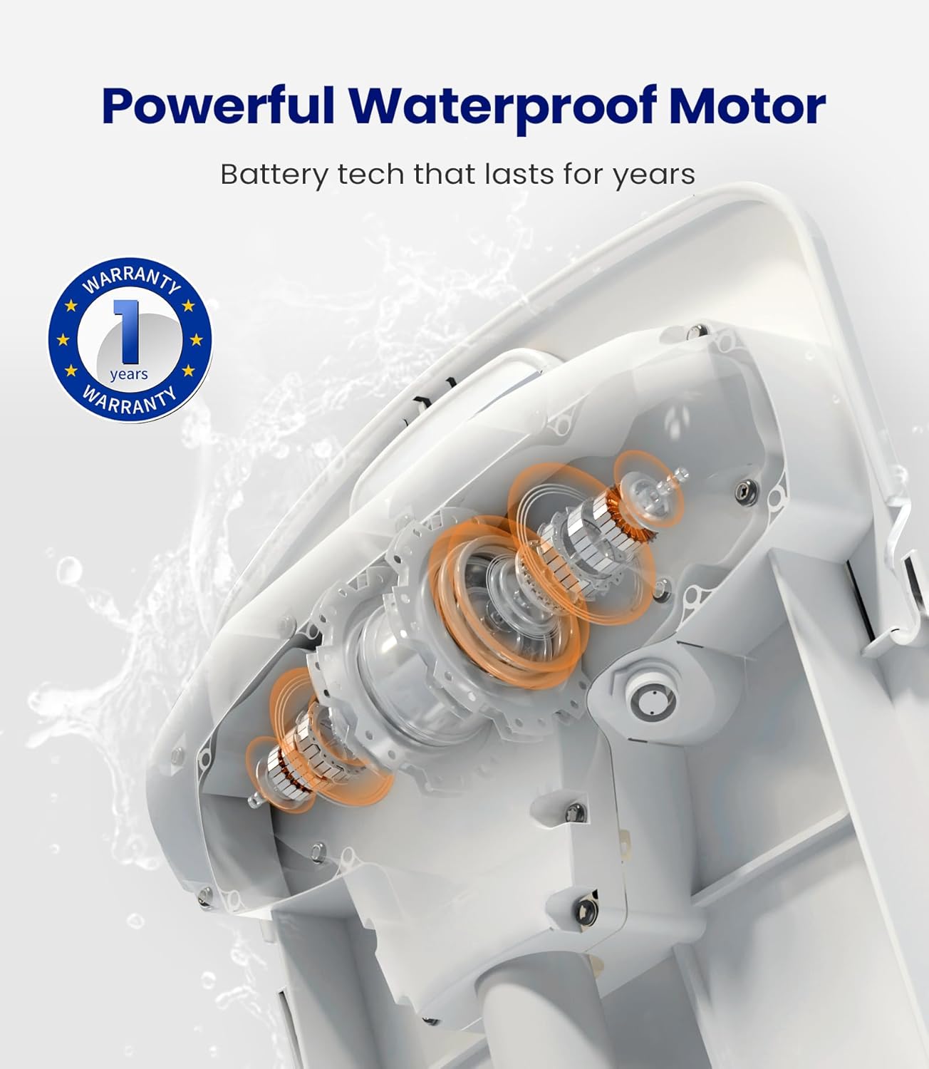 MAIDeSITe Electric Bath Lift Chair, Collapsible Bathtub Lift with Non-Slip Suction Cups, Suitable for Bathtubs Larger Than 16“ Wide, High-Strength Steel Pole Support, Bearing Weight 300LBS