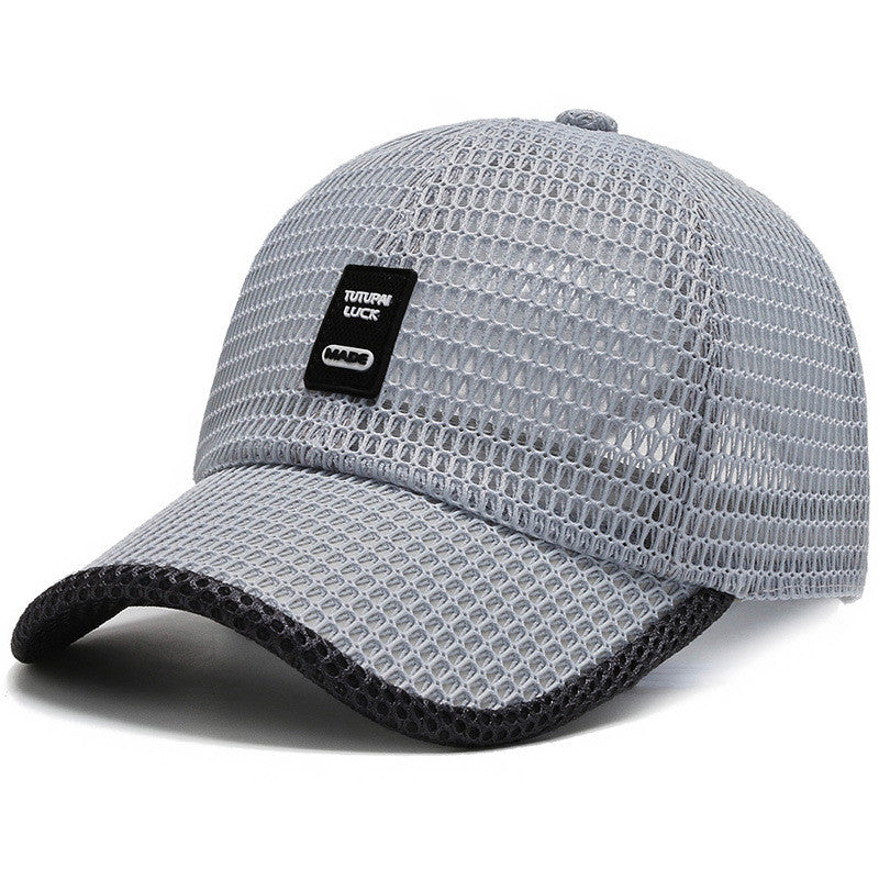 Breathable Mesh Baseball Cap — Quick Dry Summer Wear